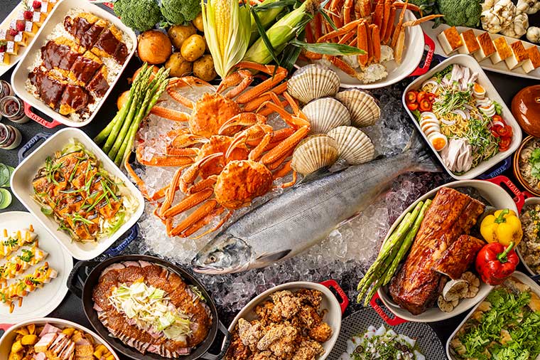 【トイレ付バス・レガートで行く】ヒルトン小田原ランチビュッフェ「北海道フェア」＆小田原天然温泉と小田原城址公園／1月12日まで