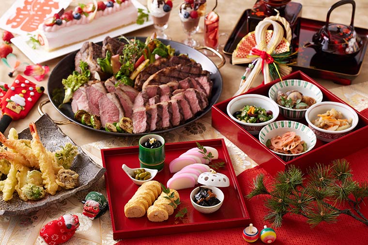 迎春！隅田川クルーズと浅草ビューホテル「武藏」のブッフェ