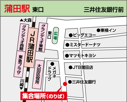 蒲田駅東口について