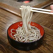 越前そばの里・そばの試食（SS）//