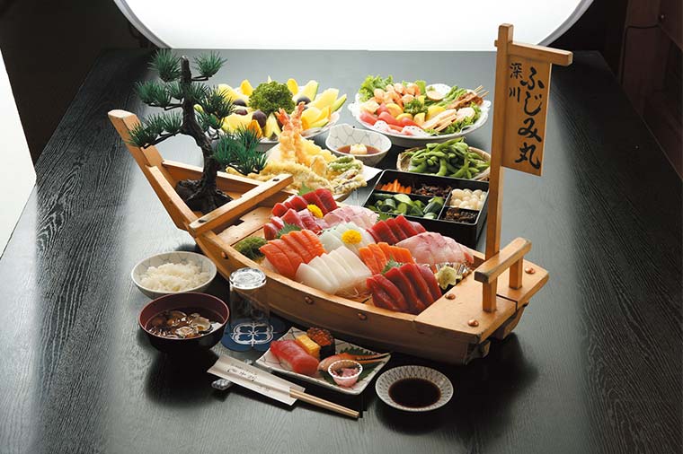 屋形船で食する揚げたての天ぷらと話題の「豊洲 千客万来」