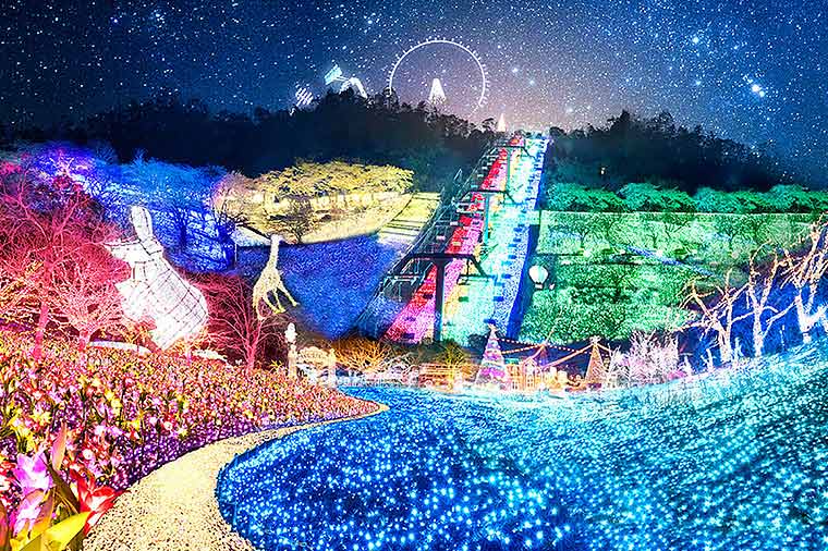 【トイレ付バス・アストロメガで行く】フジヤマテラスランチビュッフェ・FUJIYAMAタワーとさがみ湖イルミリオン