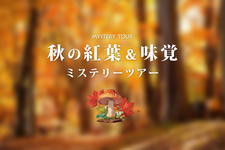 はとバスで行く！秋の紅葉＆味覚ミステリー