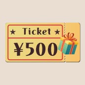 メッツァビレッジで使える500円のギフトチケット