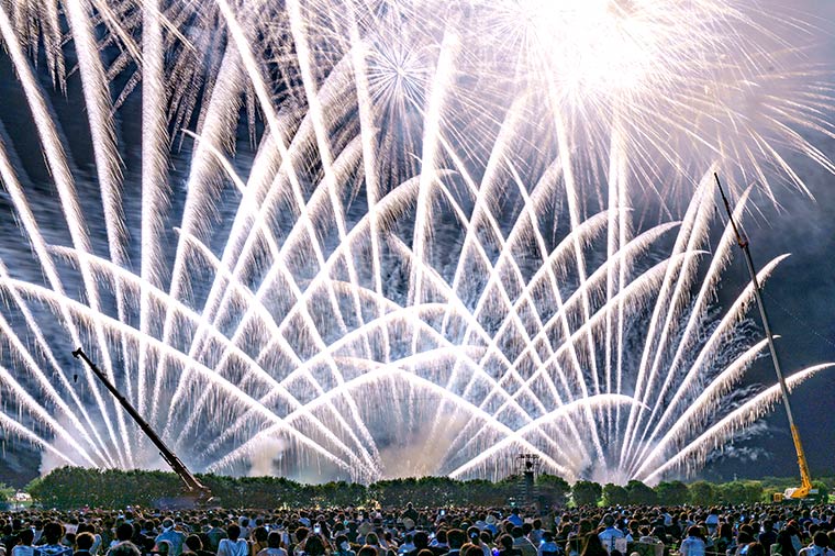【トイレ付バス・レガートで行く】花火名人集結！“ふくろい遠州の花火2026”と東海道うまいもん＆メロン狩り