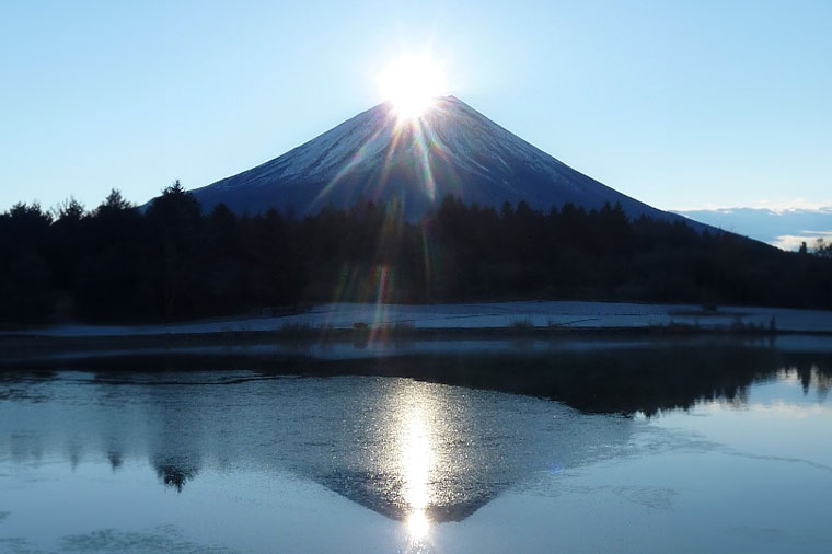 【夜行日帰り】新春！富士山麓から仰ぐダイヤモンド富士