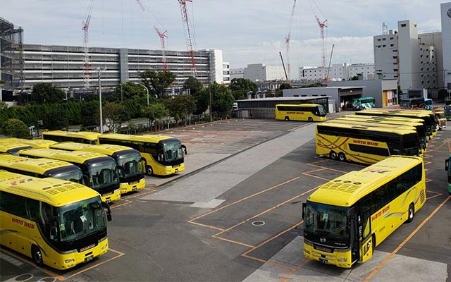 はとバスの車庫/