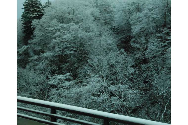 奥飛騨・雪景色