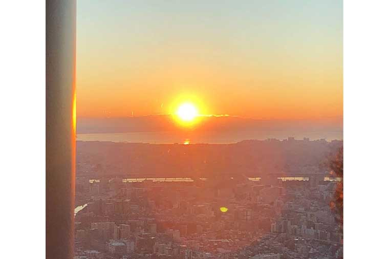 東京スカイツリーからの初日の出
