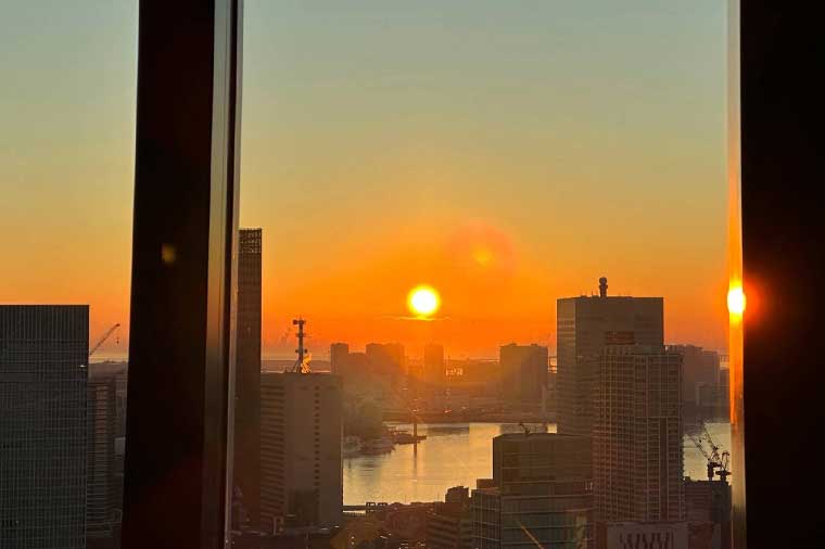 東京タワーからの初日の出