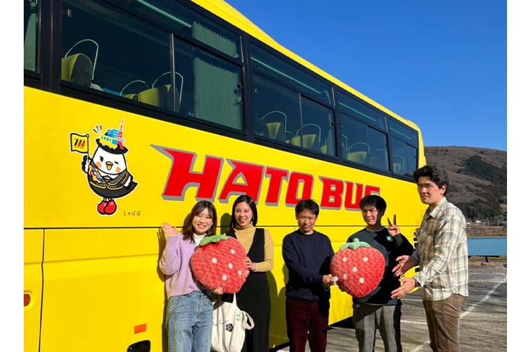 いちご狩り集合写真