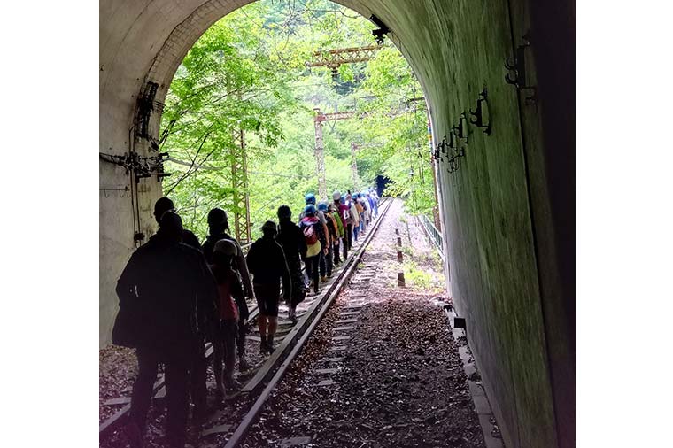 廃線ウォーク・トンネル入り口