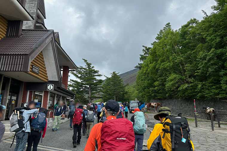 富士登山・出発