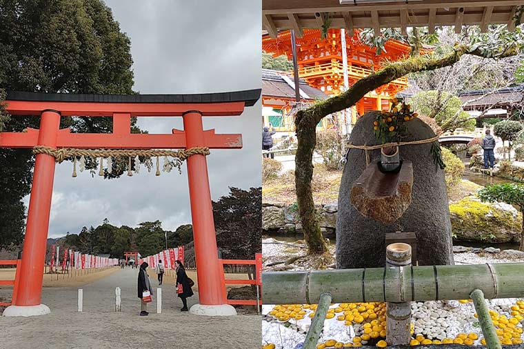 上賀茂神社・鳥居＆手水舎