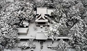 気多大社雪景色