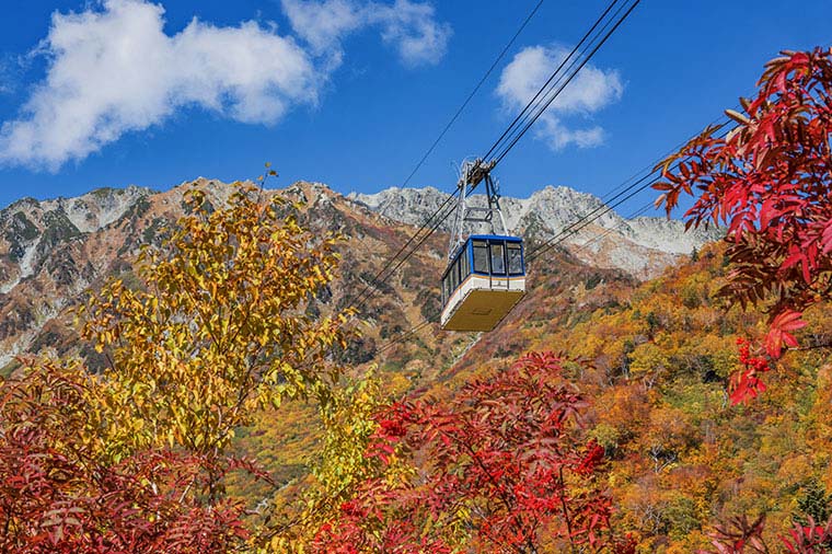立山ロープウェイ・秋