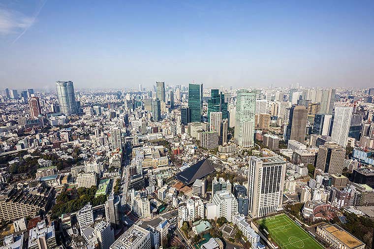 東京タワーからの眺め