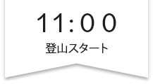 11:00登山スタート