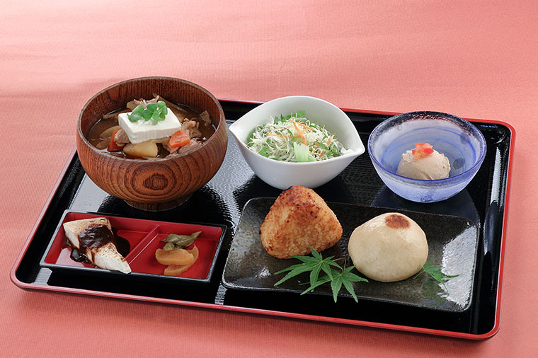 味噌焼おにぎり・野沢菜おやきセット
