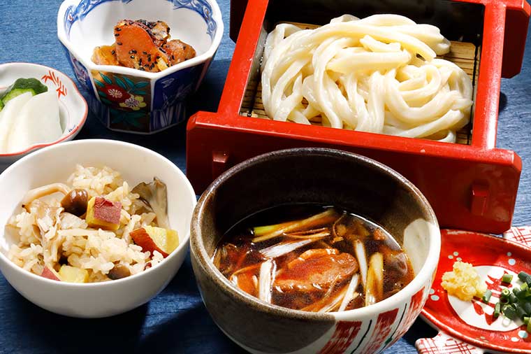 天下一うどん味亭・鴨汁せいろ