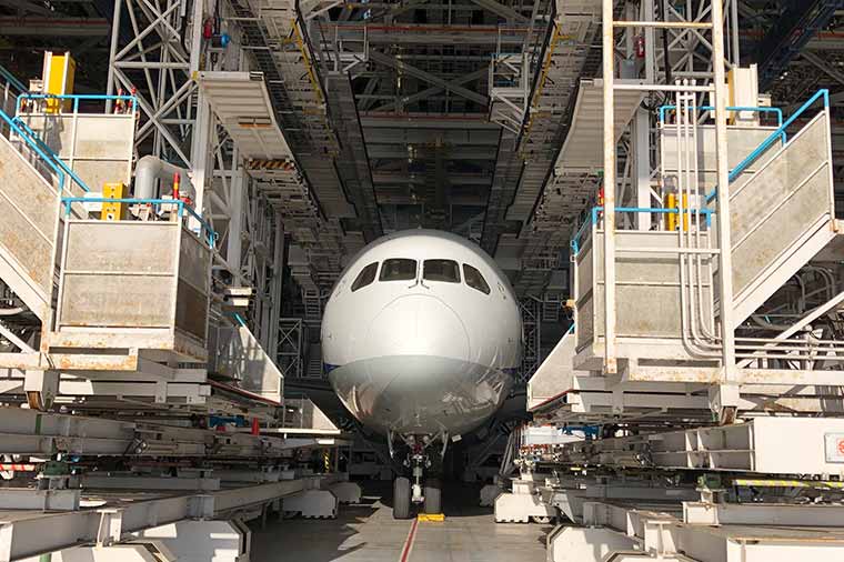 ANA Blue Hangar Tour・ドックスタンド