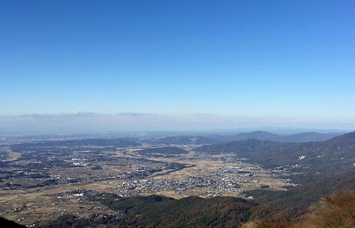 筑波山からの眺め