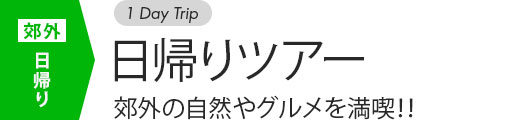 郊外日帰りバスツアー