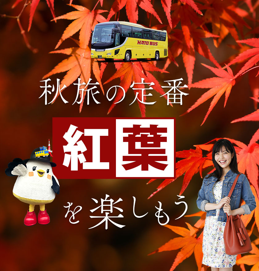 はとバスツアー紅葉特集2024