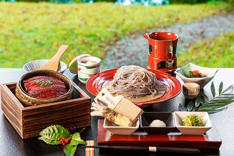 貴賓館・鰻まぶし飯と蕎麦御膳