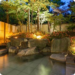 四万グランドホテル露天風呂