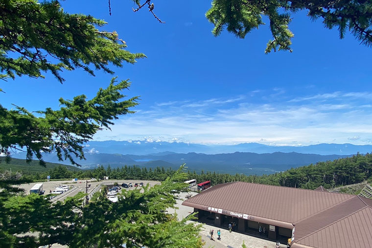 富士山五合目からの景色