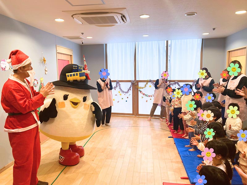 しゃぽぽと園児