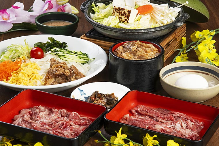 日本三大和牛食べ比べ肉ざんまい膳