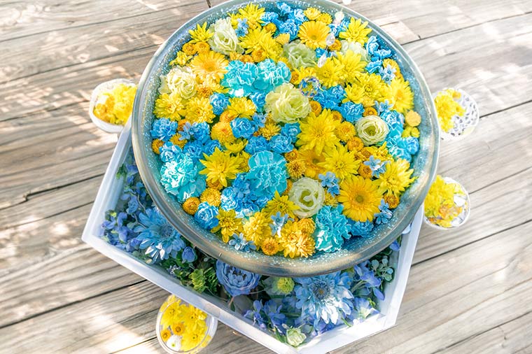 あしかがフラワーパーク・花手水