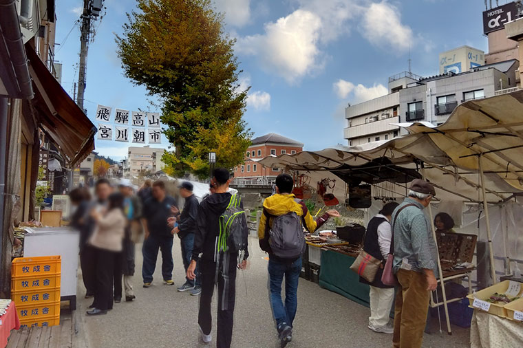 高山朝市・宮川朝市
