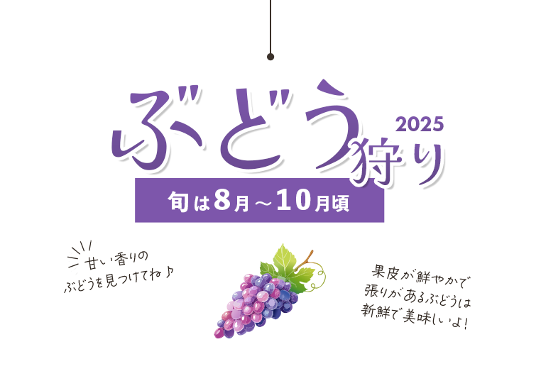 ぶどう狩り特集2025