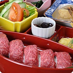 飛騨牛寿司付御膳