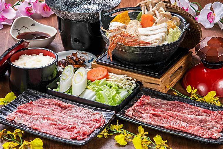 二大和牛 近江牛・米沢牛しゃぶしゃぶ食べ比べ