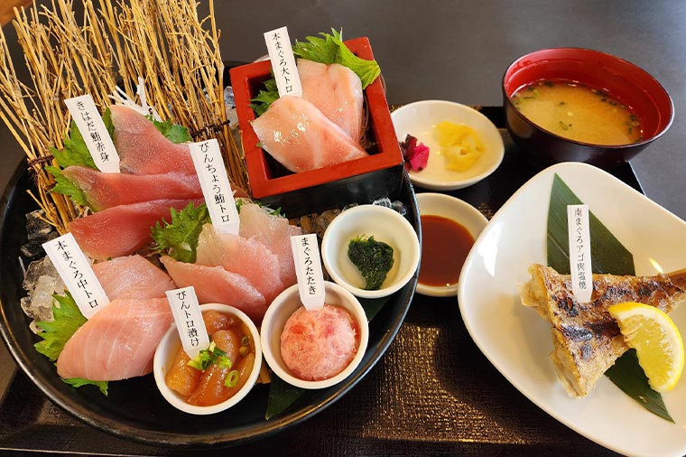 バンノウ水産・マグロ三昧7種盛り膳