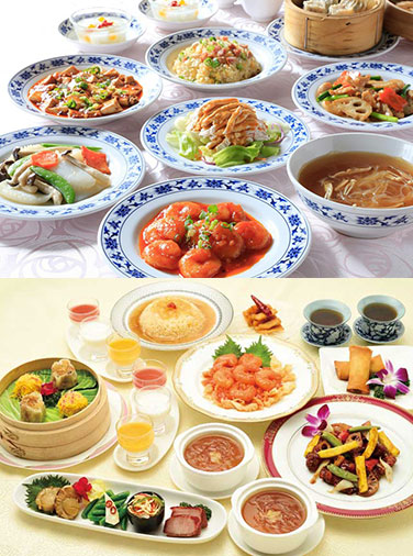 選べる中華の昼食