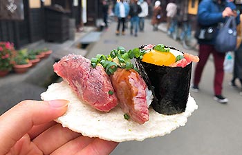 高山・飛騨牛にぎり
