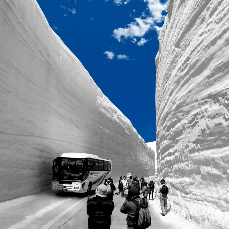 室堂・雪の大谷・雪