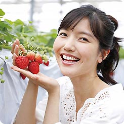 ちはるちゃんいちご