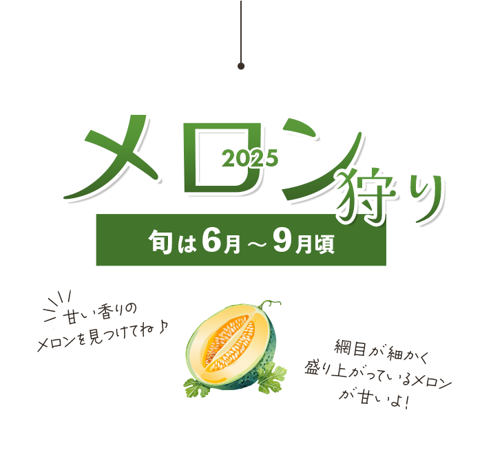 メロン狩り特集2025