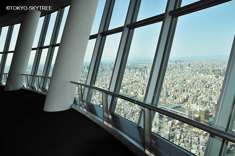 東京スカイツリー・天望デッキ・昼