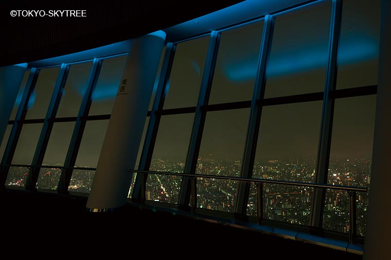 東京スカイツリー・天望デッキ・夜