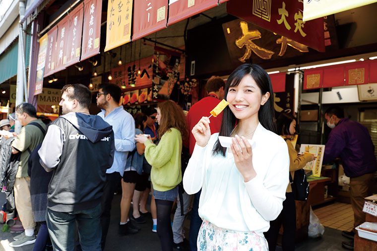 築地場外市場・食べ歩き