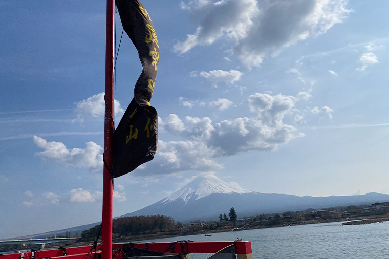 河口湖遊覧船天晴
