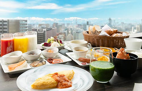 洋食の朝食