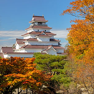鶴ヶ城紅葉宿泊